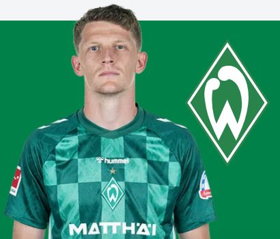Jens Stage dẫn đầu danh sách ghi bàn Werder Bremen mùa 2024/2025